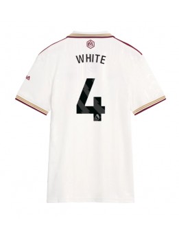 Arsenal Ben White #4 Ausweichtrikot für Frauen 2025-26 Kurzarm
